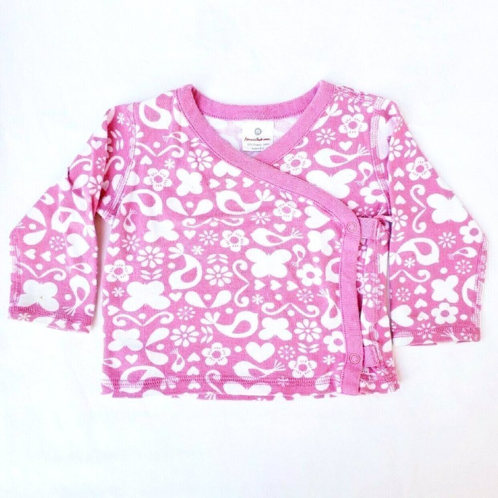 Hanna Andersson Bird and Floral Kimono Top